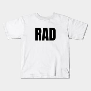 RAD black Kids T-Shirt